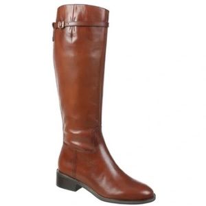Franco Sarto Belaire Cognac Riding Boots Size 8.5M